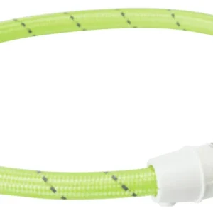 Schneller Versand TRIXIE Flash Leuchtring USB L - XL (65 cm / ø 7 mm) grün